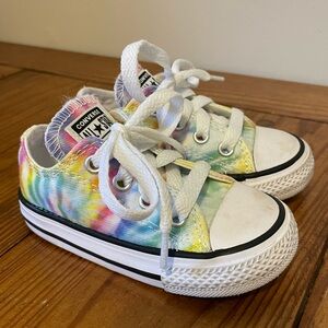 Tie dye toddler chucks